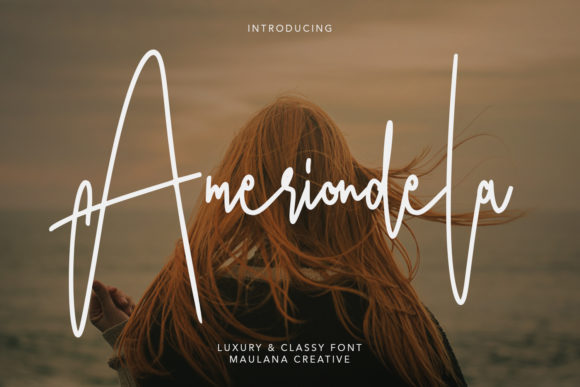 Ameriondela: A Luxurious Script Font for High-Impact Campaign Typography