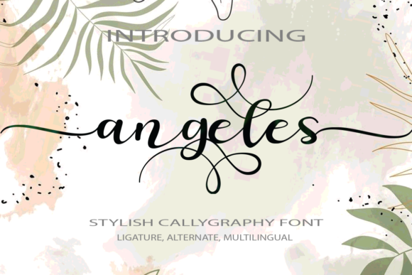 Angeles: A Handwritten Font for Small Business Branding