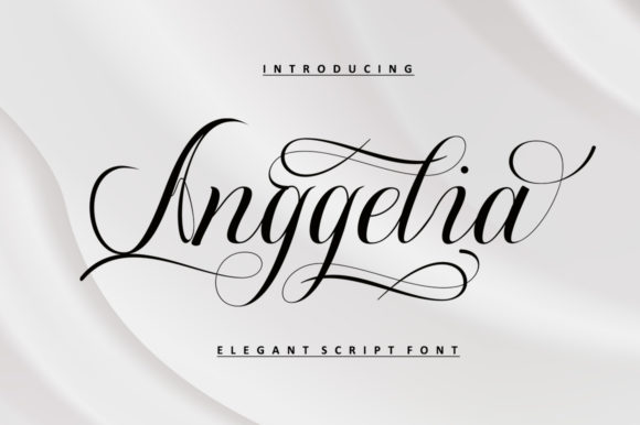 Anggelia: A Contemporary Script Font for Editorial Design
