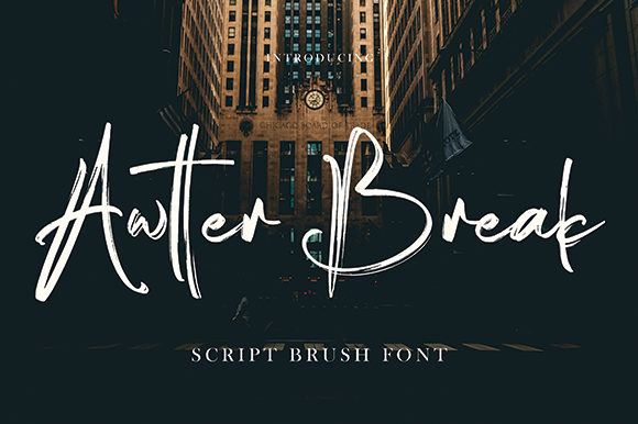 Awtter Break: A Handwritten Font That Brings Personality to Every Product