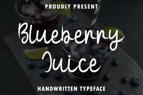 Blueberry Juice: A Sweet Touch for Elegant Editorial Design