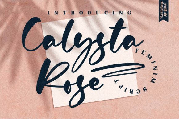 Calysta Rose: A Charming Script Font for Elegant Editorial Design