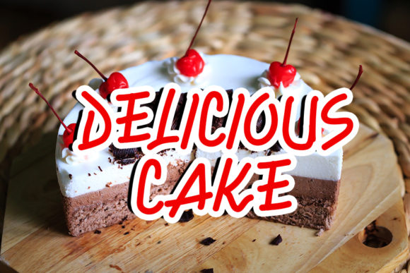 Delicious Cake: A Friendly Handwritten Font for Editors