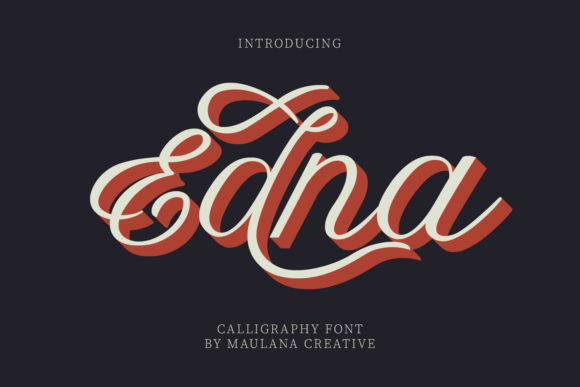 Edna Font: Elevating Digital Design with Elegant Handwritten Typography