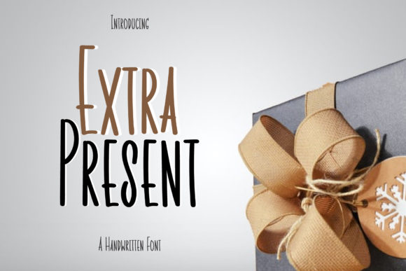 Extra Present: A Neat Handwritten Font for Crafters