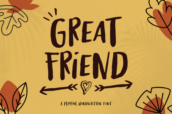 Great Friend: A Handwritten Font for Editorial Design