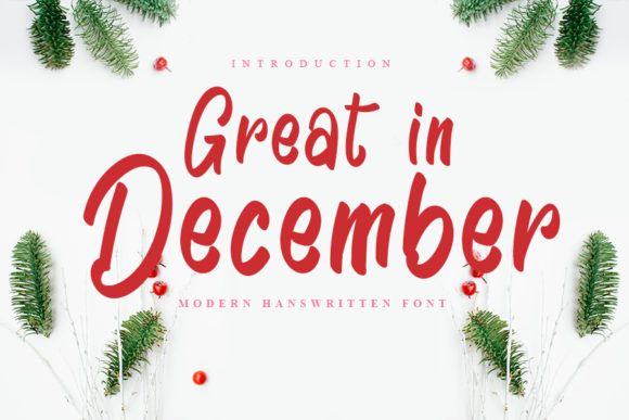 Great in December: A Joyful Font That Elevates Campaign Visuals