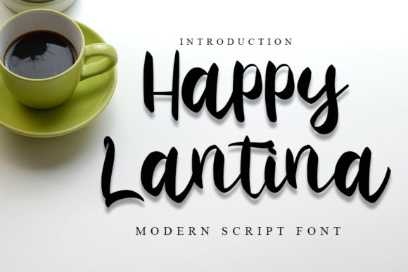 Happy Lantina: A Versatile Handwritten Font for Crafters and Small Product Makers