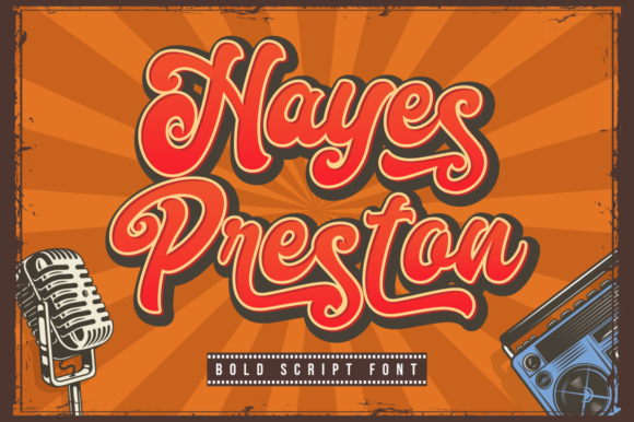 Hayes Preston: A Vintage Handwritten Font for Editorial Design