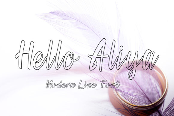 Hello Aliya: A Playful Script Font for Modern Editorial Design