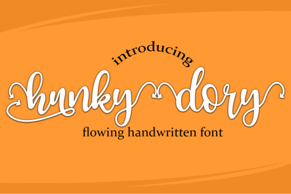 Hunky Dory: The Script Font That Elevates Your Campaign Typography