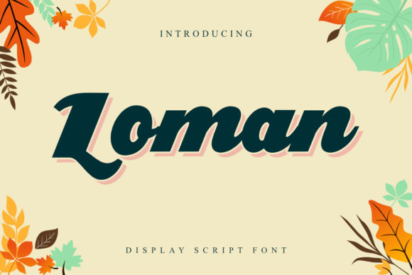 Loman: A Bold Handwritten Font for Editorial Design