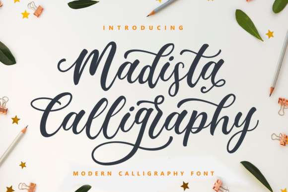 Madista Calligraphy: Elevating Editorial Design with a Romantic Script Font
