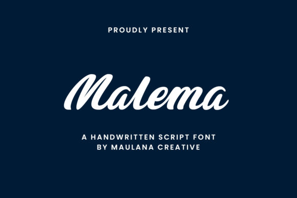 Malema: A Bold Handwritten Font for Confident Editorial Design