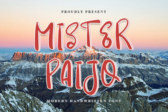 Mister Paijo: A Joyful Handwritten Font for Modern Marketing Designs