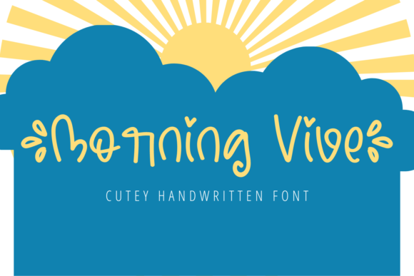 Morning Vibe: A Handwritten Font for Makers