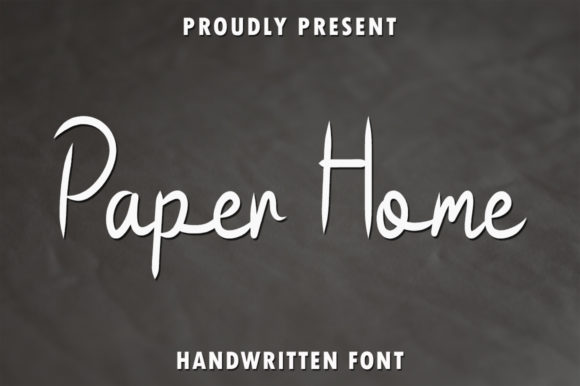 Paper Home: A Handwritten Font for Modern Web Design