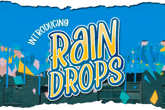 Raindrops: A Handwritten Font for Polished Branding