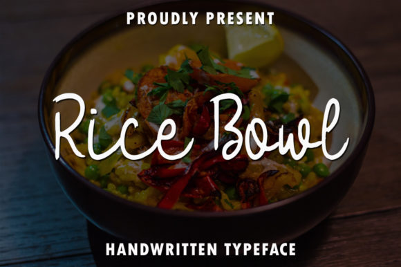 Rice Bowl: A Sweet Script Font for Scroll-Stopping Digital Campaigns
