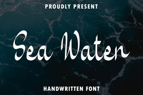 Sea Water: A Handwritten Font for Editorial Elegance