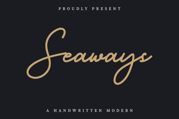 Seaways: A Sweet Handwritten Font for Makers