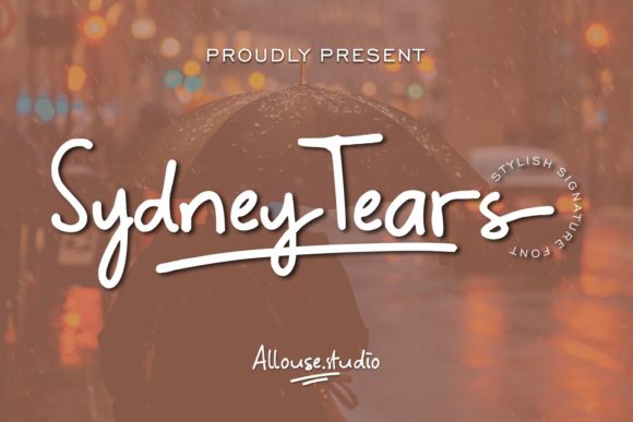 Sydney Tears: A Handwritten Font That Elevates Modern Branding