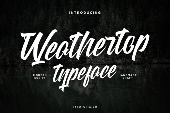 Weathertop: The Handwritten Font That Elevates Digital Branding