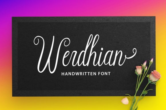 Werdhian: A Premium Script Font for Modern Campaigns