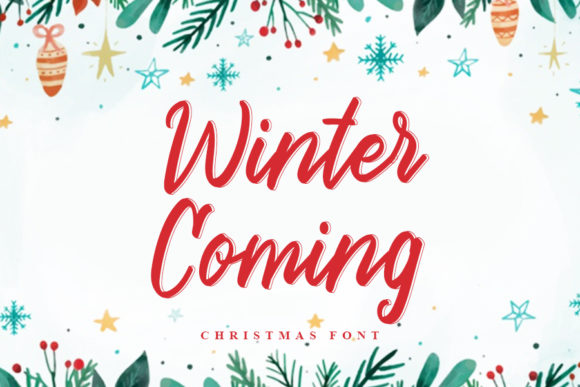Winter Coming: A Joyful Script Font for Modern Web Design Projects