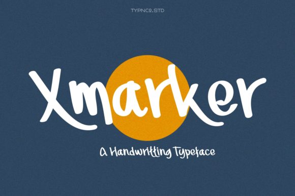 Xmarker: A Handwritten Script Font for Authentic Branding