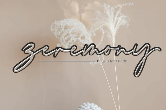 Zeremony: A Handwritten Font That Elevates Your Craft and Product Designs